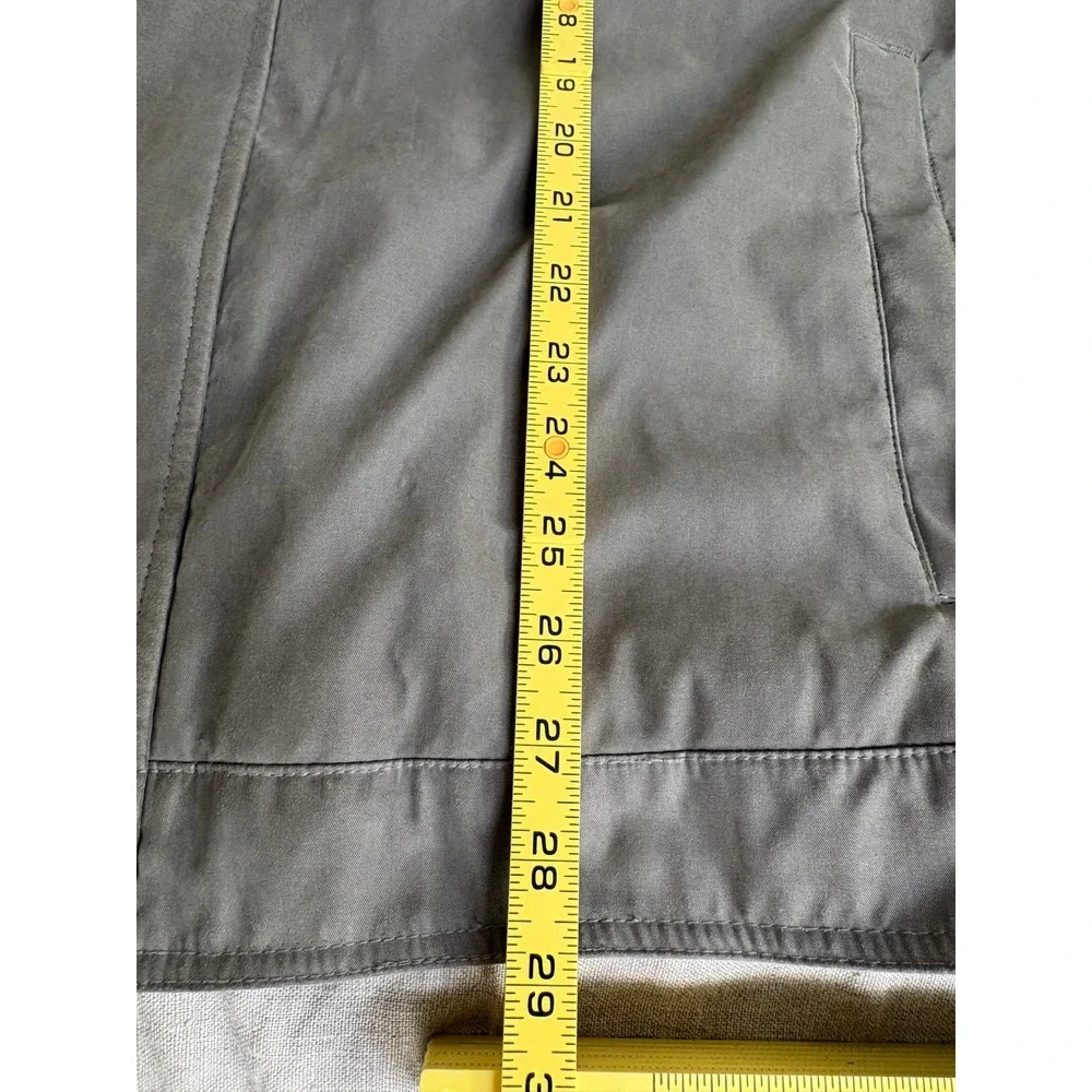 Michael Kors Mens XL Field Jacket Olive Brown Quilted Lined Packable Hood